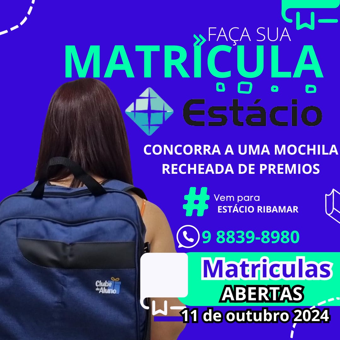 Matrícula -se já